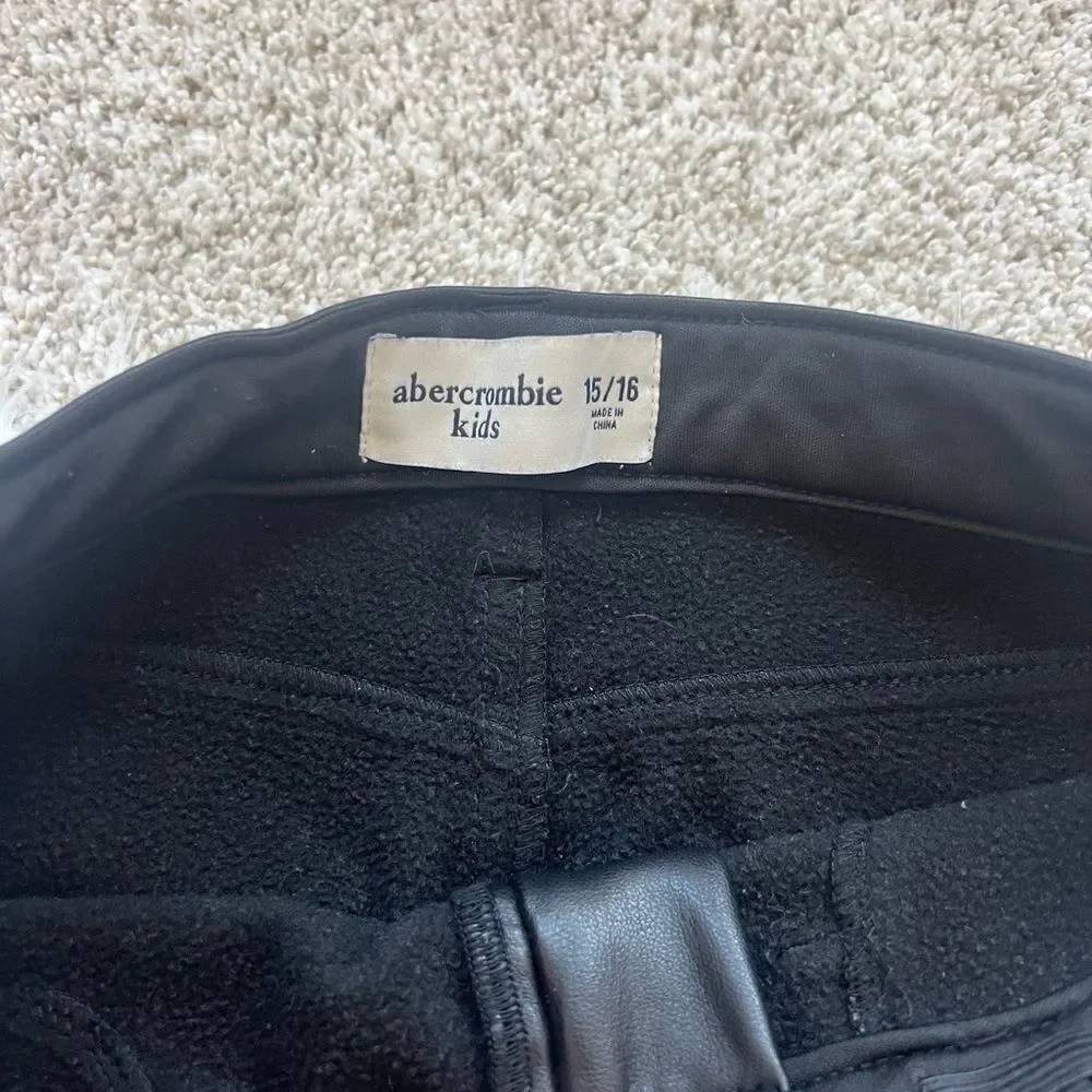 Abercrombie Kids Faux leather pants